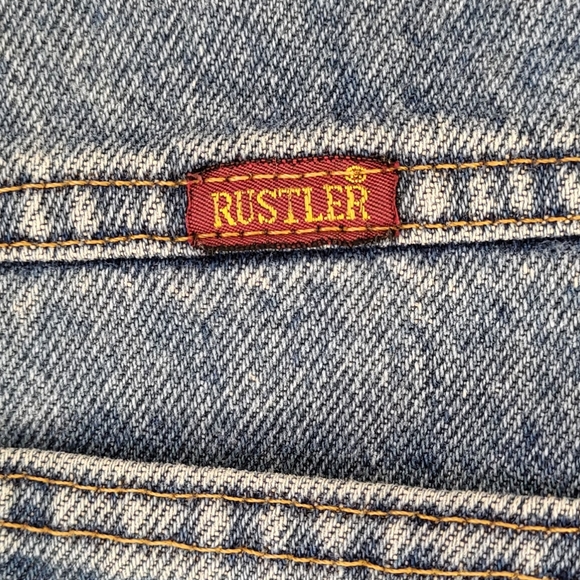 Rustler Raw Hem Jean Short Shorts size 30 - Picture 3 of 5